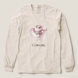 Pink Cowgirl Hat Tri-Blend Shirt