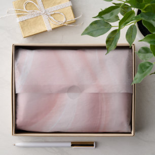 Pink Cream Abstract Design Tissue Paper