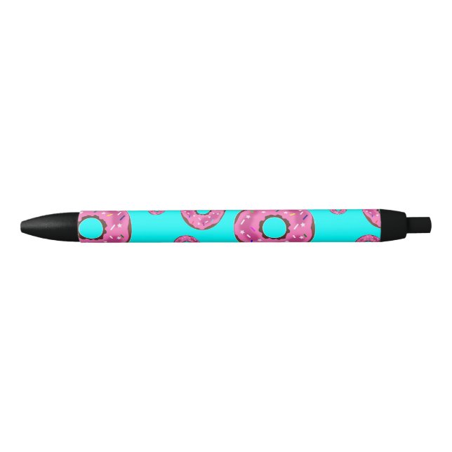 Pink cream donuts black ink pen (Front)