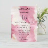 Pink Cream Southwest Cowgirl Cowhide 16th Birthday