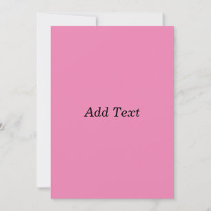 Pink Create Your Own Add Text Template