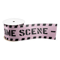 Pink Crime Scene Police Detective Murder Mystery