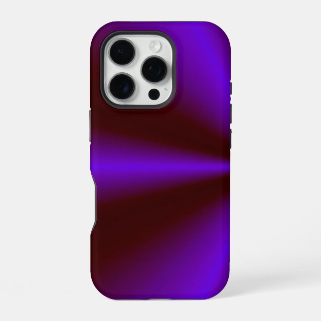 Pink Crimson Purple Rainbow iPhone Case (Back)