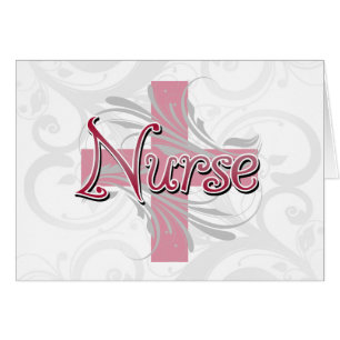 Pink Cross/Swirl Nurse
