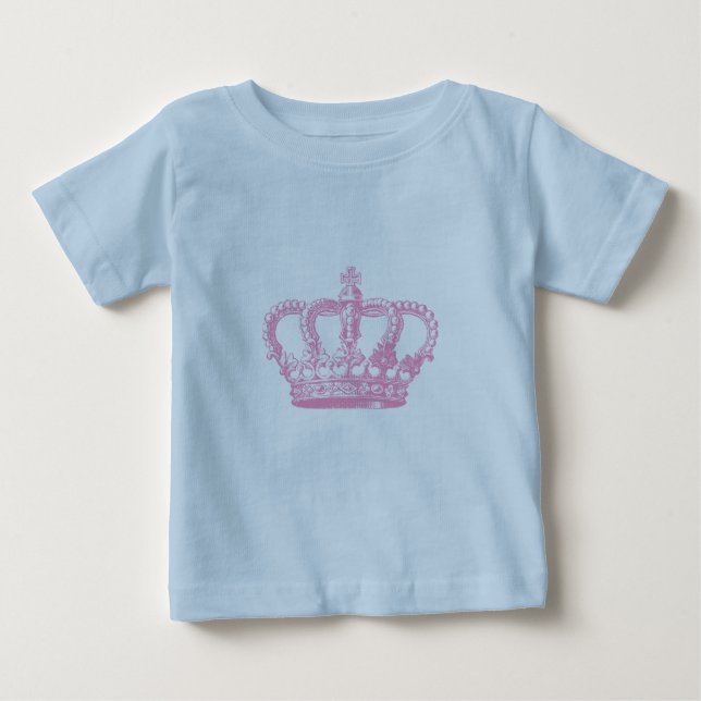 Pink Crown Baby T-Shirt (Front)