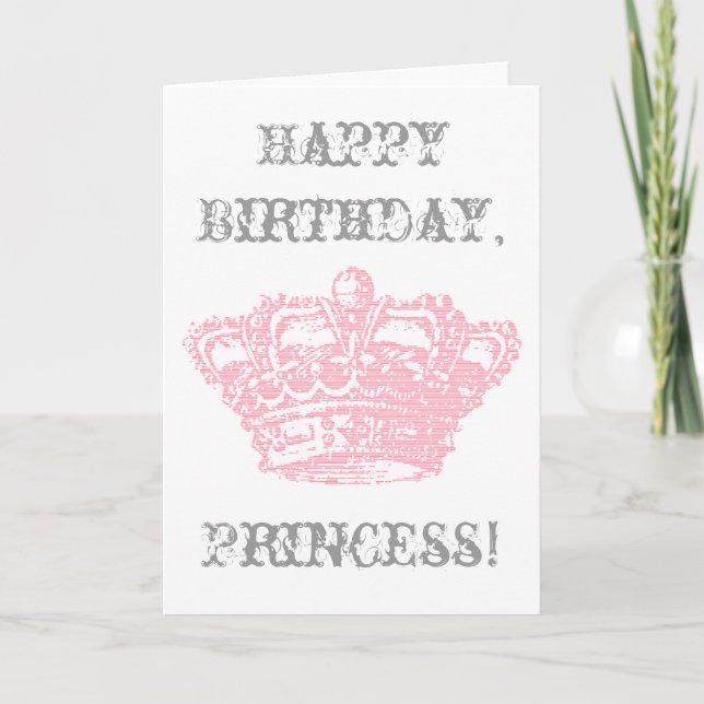 Pink Crown Card (Front)