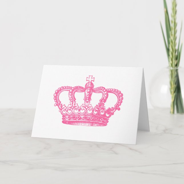 Pink Crown Card (Front)