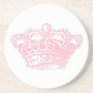 Pink Crown Coaster