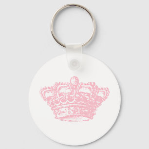 Pink Crown Key Ring