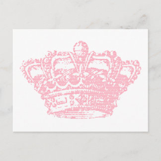 Pink Crown Postcard