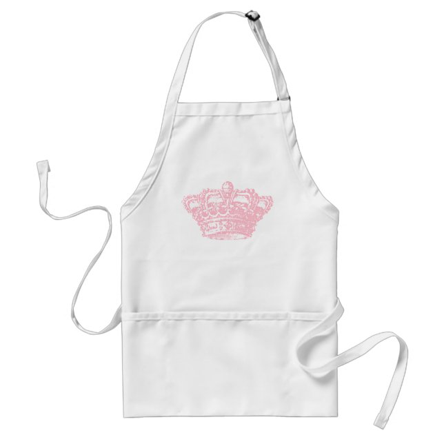 Pink Crown Standard Apron (Front)