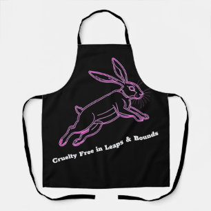 Pink Cruelty-Free in Leaps & Bounds Hare Apron
