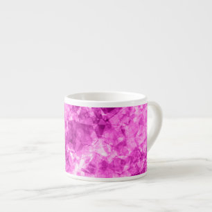 Pink Crumpled Texture Espresso Cup