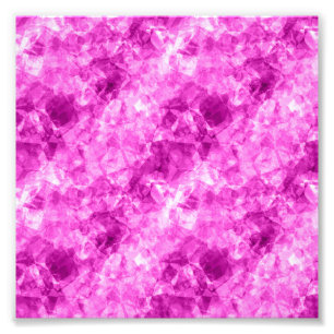 Pink Crumpled Texture Photo Print