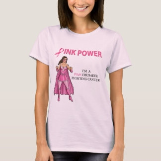 Pink Crusader T shirt Design 4