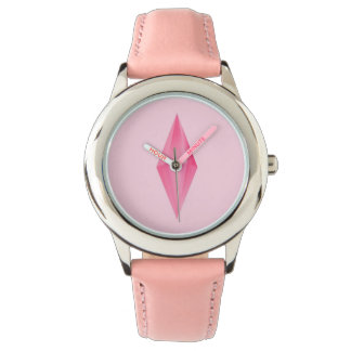 Pink crystal watch