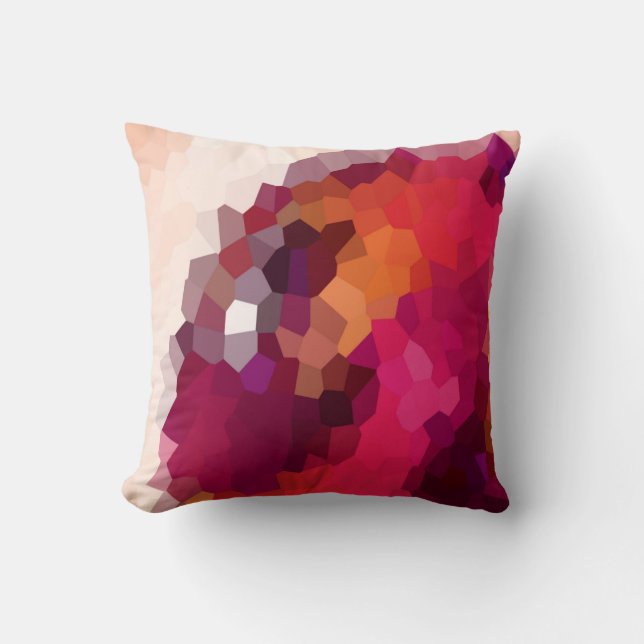 Pink Crystals Cushion (Front)