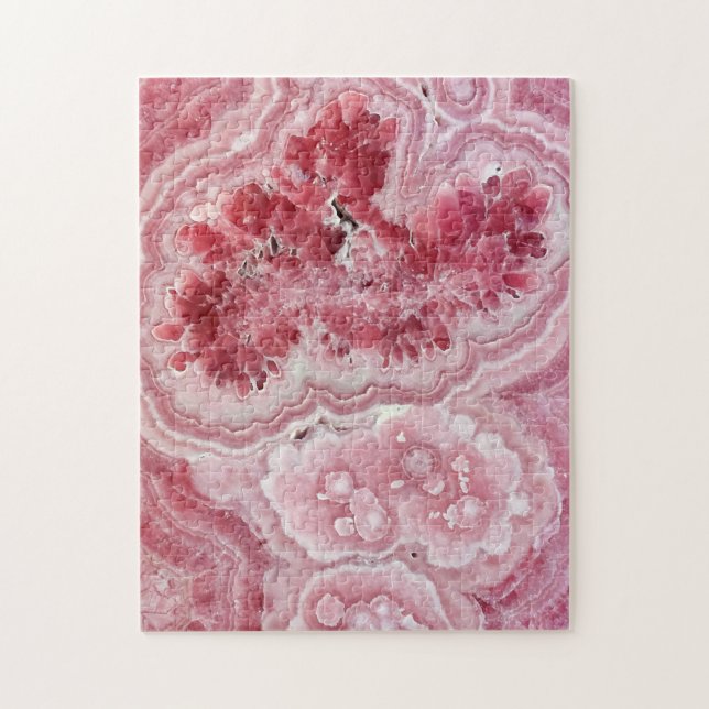 Pink Crystals Geode Jigsaw Puzzle (Vertical)