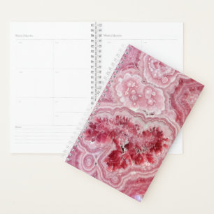 Pink Crystals Geode Planner