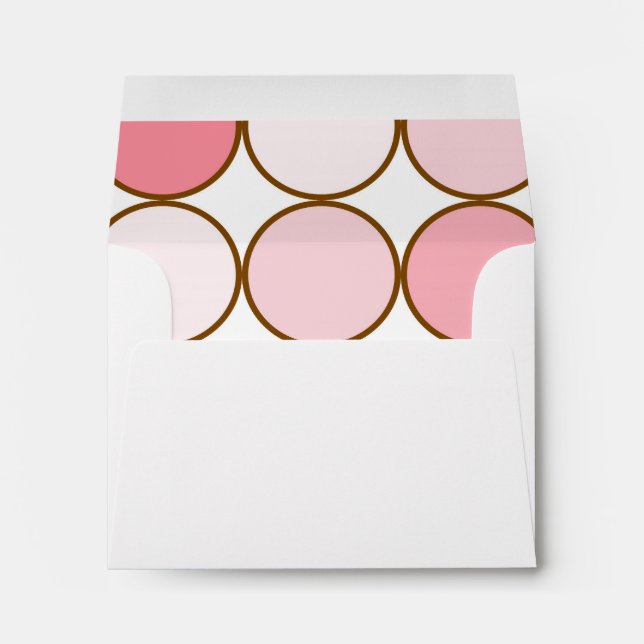 Pink Cupcake and Dots Envelope (Back (Bottom))