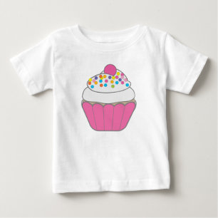 Pink Cupcake Baby T-Shirt