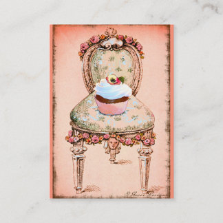 Pink Cupcake Bakery Business Profile Card