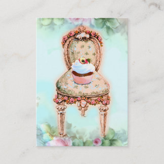 Pink Cupcake Bakery Business Profile Card