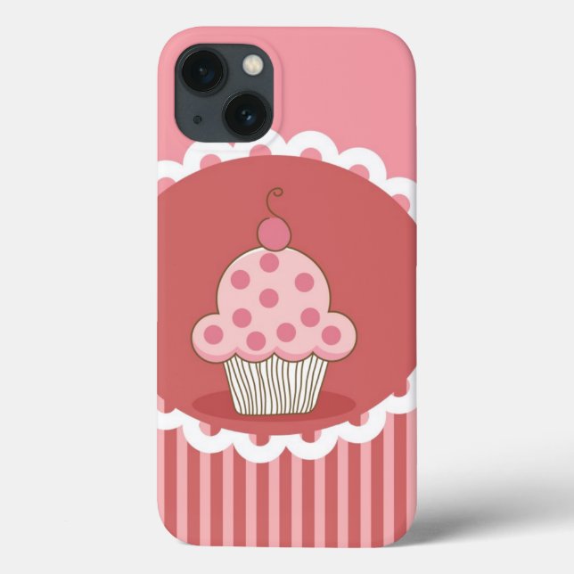 Pink Cupcake Design Case-Mate iPhone Case (Back)