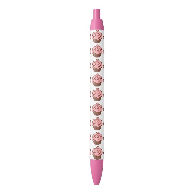 Pink Cupcake Kitchen Bakery Writing Pen Gift (Front Vertical)