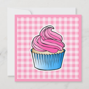 Pink Cupcake Mothers Day Card