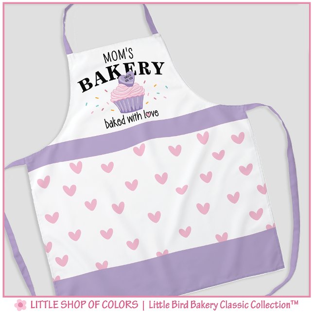Pink Cupcake Mum’s Bakery  Apron (Creator Uploaded)
