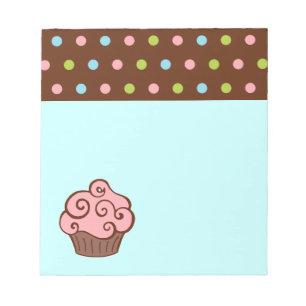 Pink Cupcake Notepad