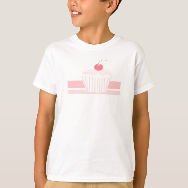 Pink Cupcake T-Shirt (Front)