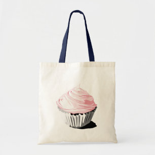 Pink cupcake tote