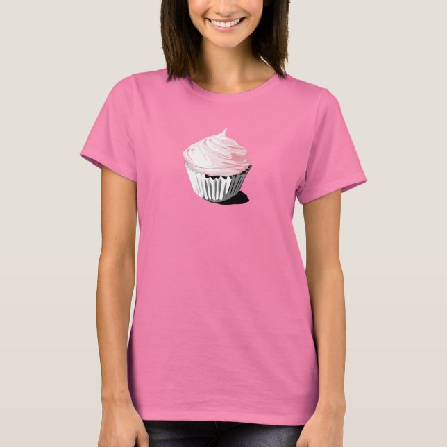 Pink cupcake tshirt (Front)
