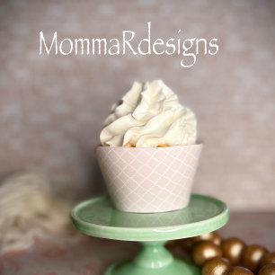 Pink cupcake wrapper, baby shower cupcakes