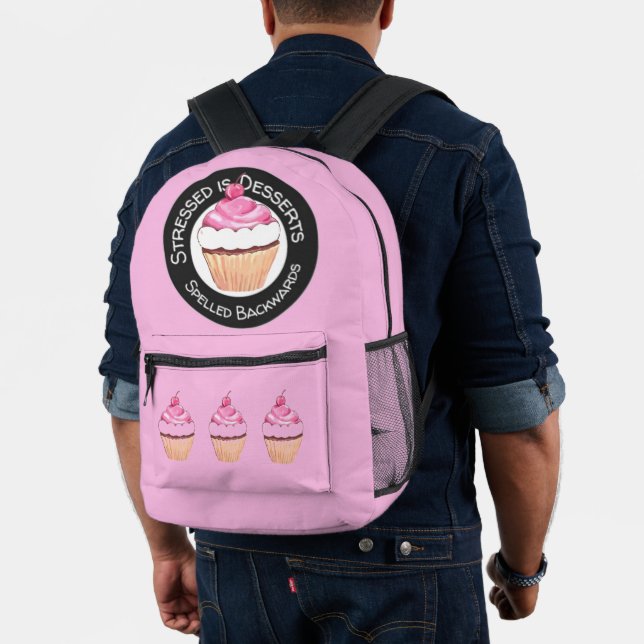 Pink Cupcakes Backpack (Insitu (Model))