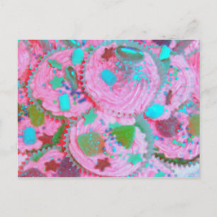 Pink Cupcakes postcard