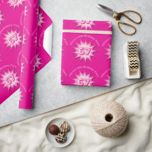 Pink Custom 67 Meme Wrapping Paper