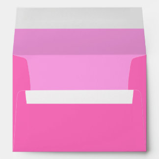 Pink Custom Envelope w/ Return Address