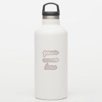 Pink Custom Name Simple Minimal Script Stickers