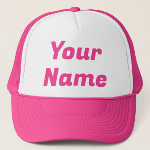 Pink CUSTOMIZABLE Trucker Hat