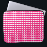 Pink Cute Hearts Pattern Laptop Sleeve<br><div class="desc">Simple and sweet Cute Hearts Pattern Laptop Sleeve with a repeating pattern of small pink hearts. Text may be added to this design to give it a personal touch.</div>