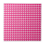 Pink Cute Hearts Pattern Tile<br><div class="desc">Simple and sweet Cute Hearts Pattern Tile with a repeating pattern of small pink hearts. Text may be added to this design to give it a personal touch.</div>