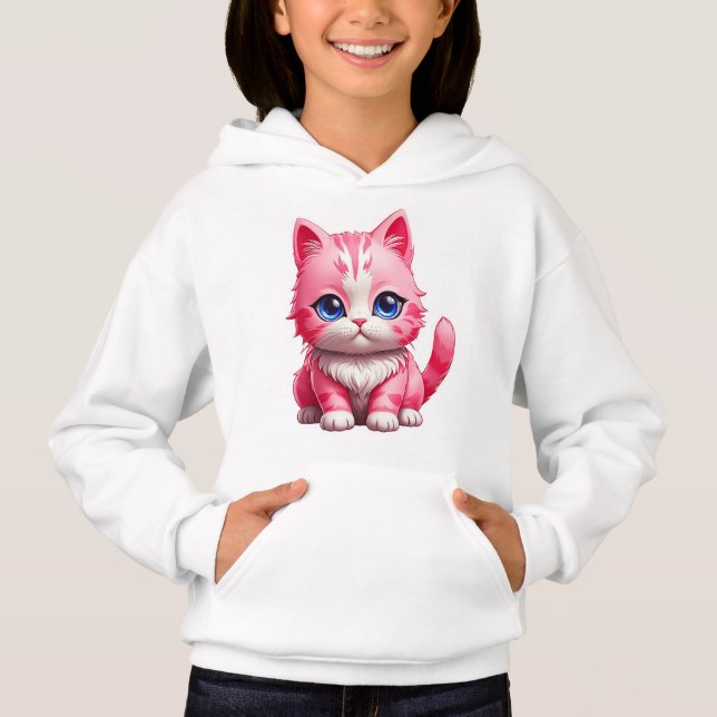 Pink Cute Kitty Cat (Front)