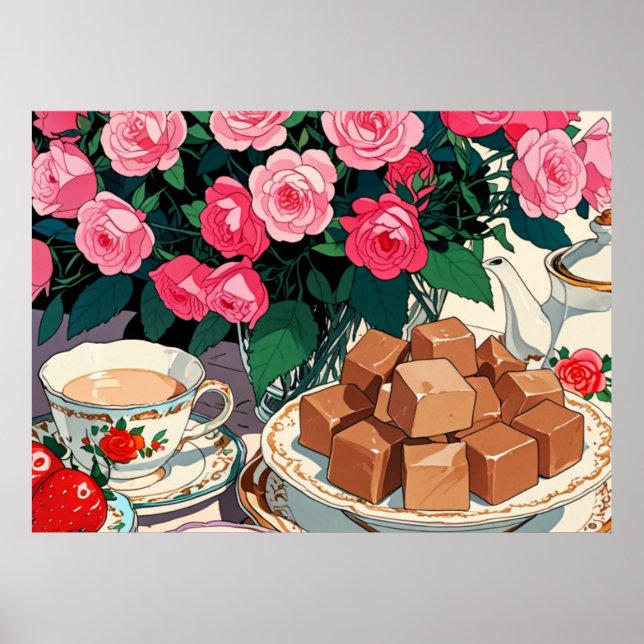 Pink cute Poster (Front)