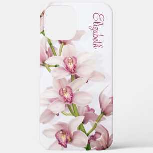 Pink Cymbidium Orchid Floral iPhone 12 Pro Max Case