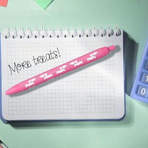 Pink Dachshund Ink Pen for Doxie Lovers