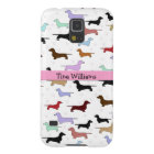 Pink Dachshund Samsung Galaxy S5 Case