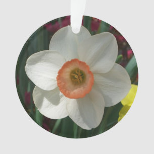 Pink Daffodil Spring Flower Ornament